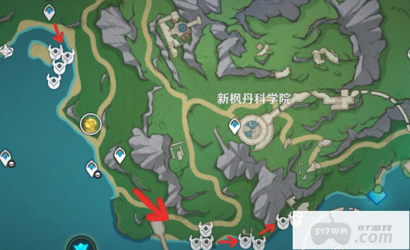 原神原海异种高效刷怪路线一览