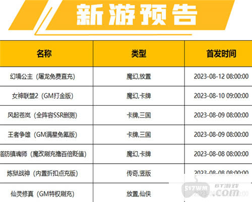 一周新游预告(8.7~8.13)：多款休闲卡牌手游来袭