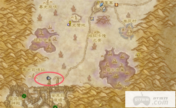 魔兽世界幼年其拉守护者位置位置一览