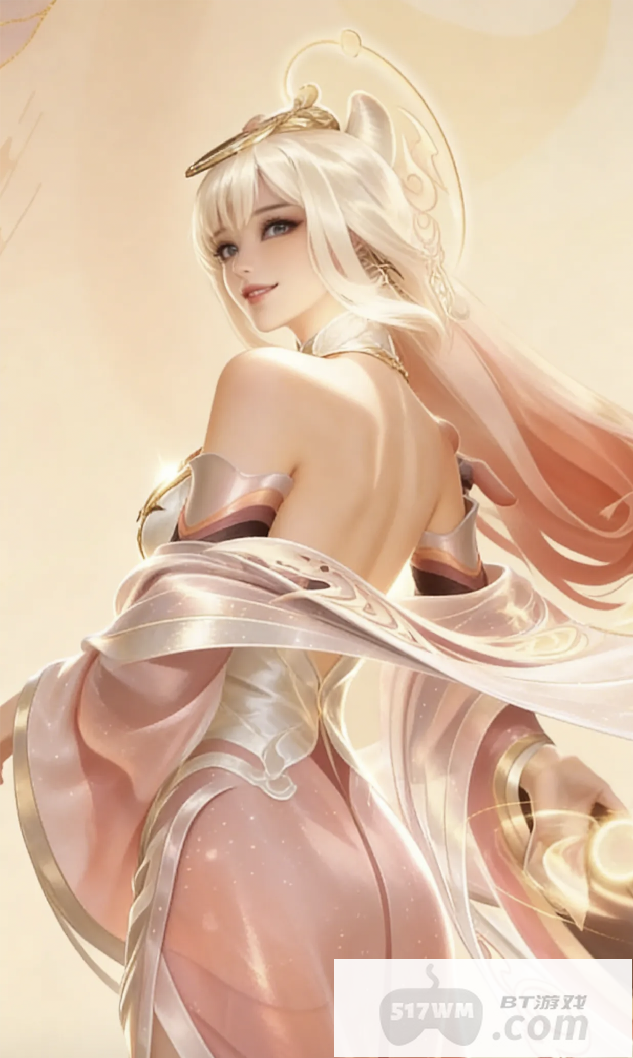 《王者荣耀》貂蝉流泪脸红吐舌头全身壁纸 去衣紧身无烟雾高清图