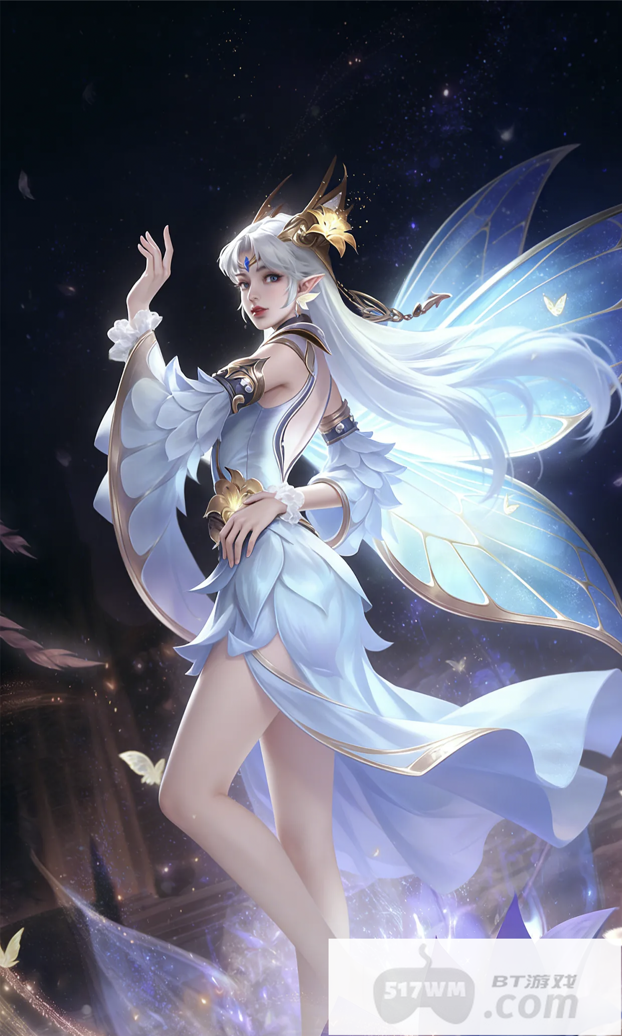 《王者荣耀》貂蝉流泪脸红吐舌头全身壁纸 去衣紧身无烟雾高清图